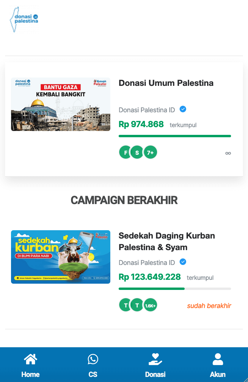Donasi Palestina - DonasiAja